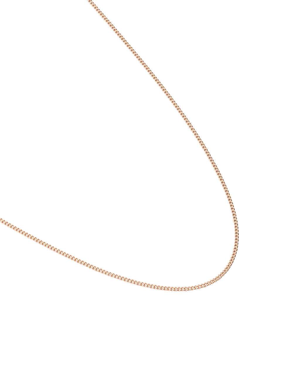 BESPOKE CURB CHAIN (18K ROSE GOLD VERMEIL) - Image 4