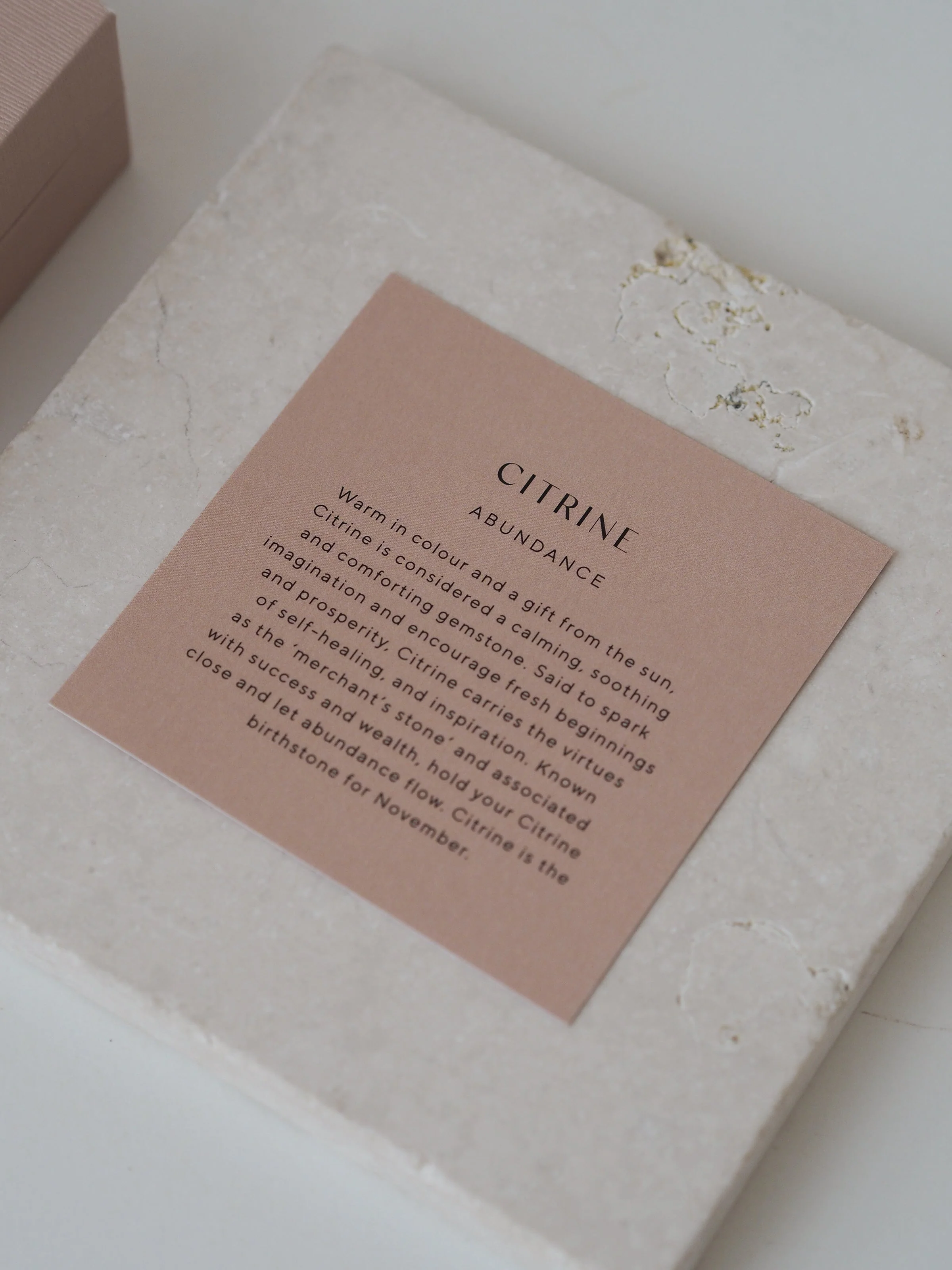 CITRINE GEMSTONE (18K GOLD VERMEIL) - Image 5