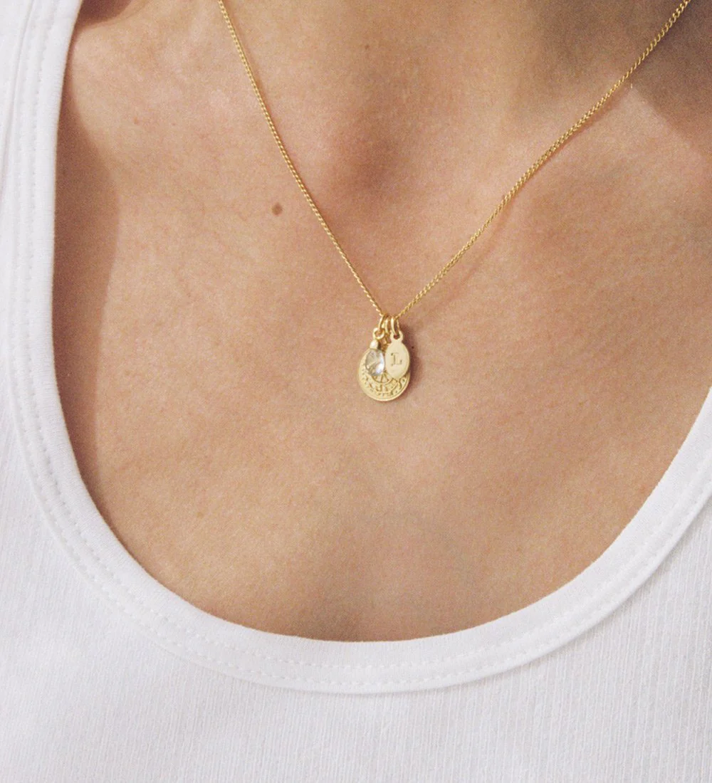 GARNET GEMSTONE (18K GOLD VERMEIL) - Image 3