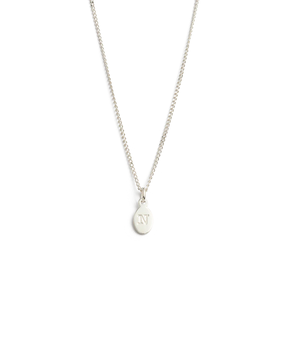 INITIAL NECKLACE A-Z (STERLING SILVER) - Image 18