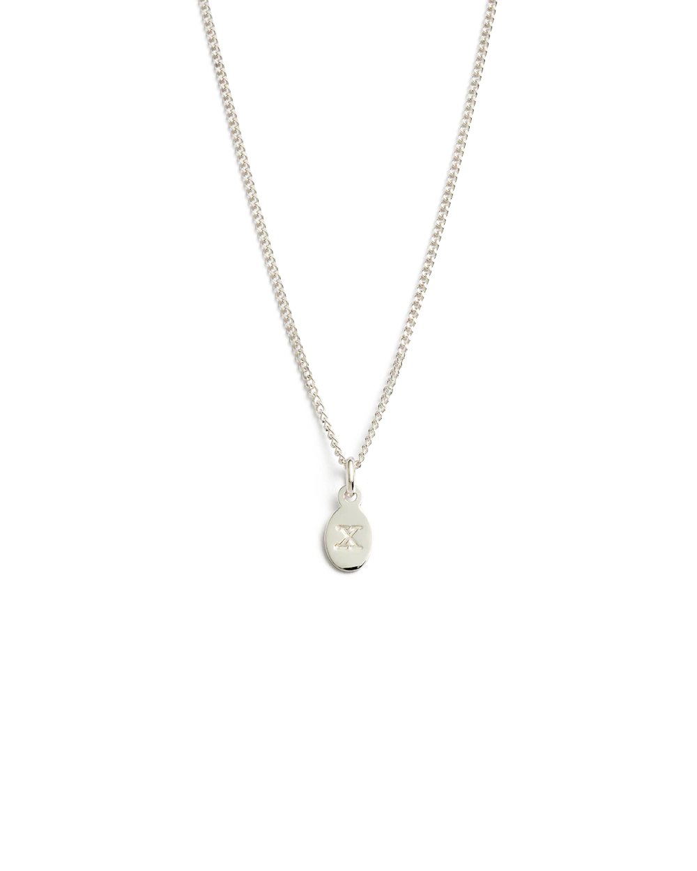 INITIAL NECKLACE A-Z (STERLING SILVER) - Image 28