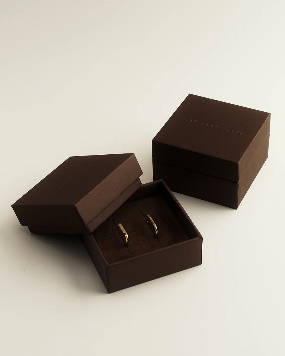 PEARL DROP HOOPS (18K GOLD PLATED) - Image 7