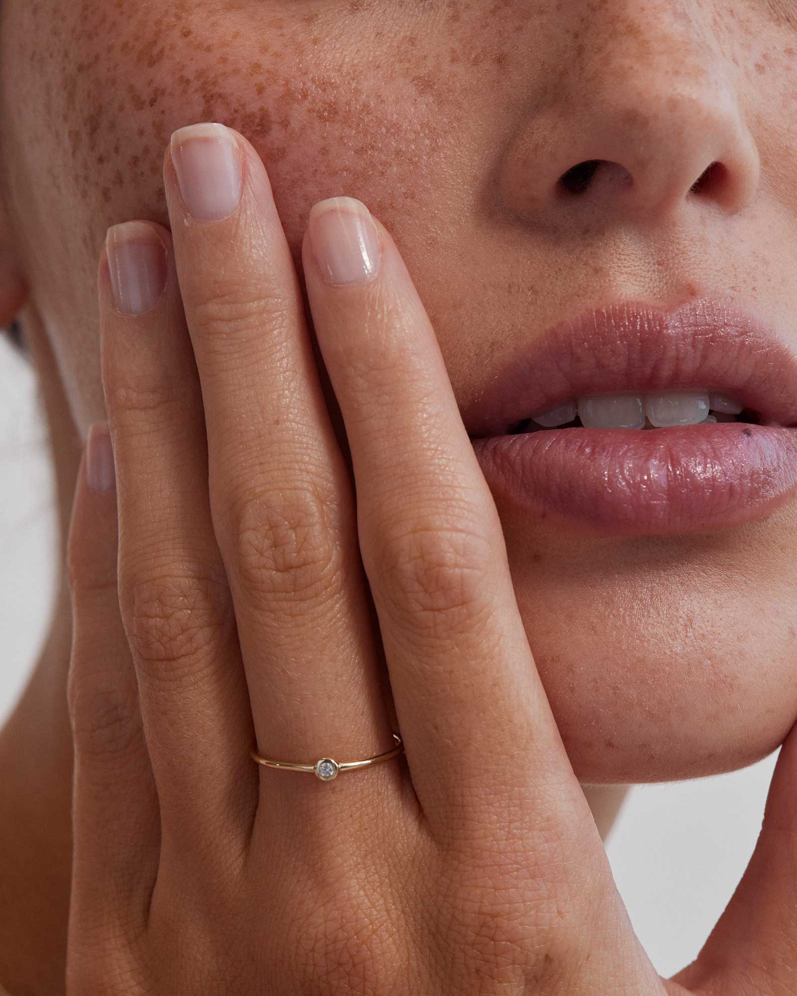 PETITE DIAMOND RING (9K GOLD) - Image 5