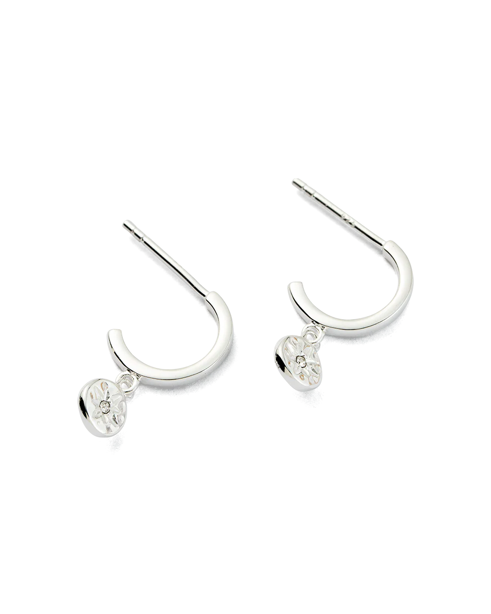 STAR COIN HOOPS (STERLING SILVER) - Image 4