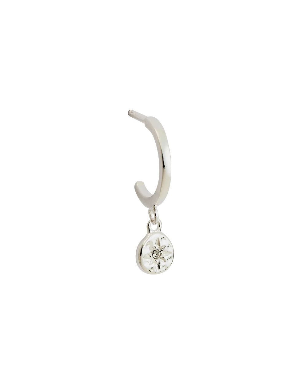 STAR COIN HOOPS (STERLING SILVER) - Image 5